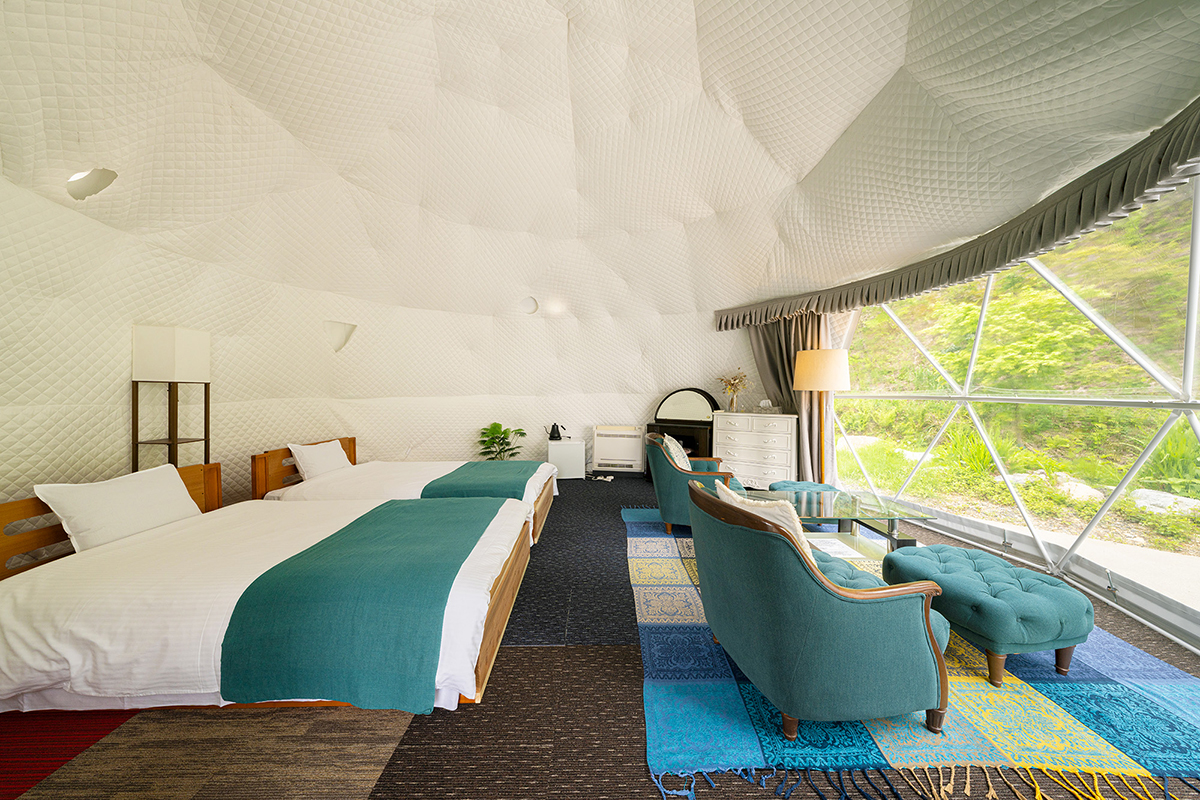 グランピング ろまんドーム